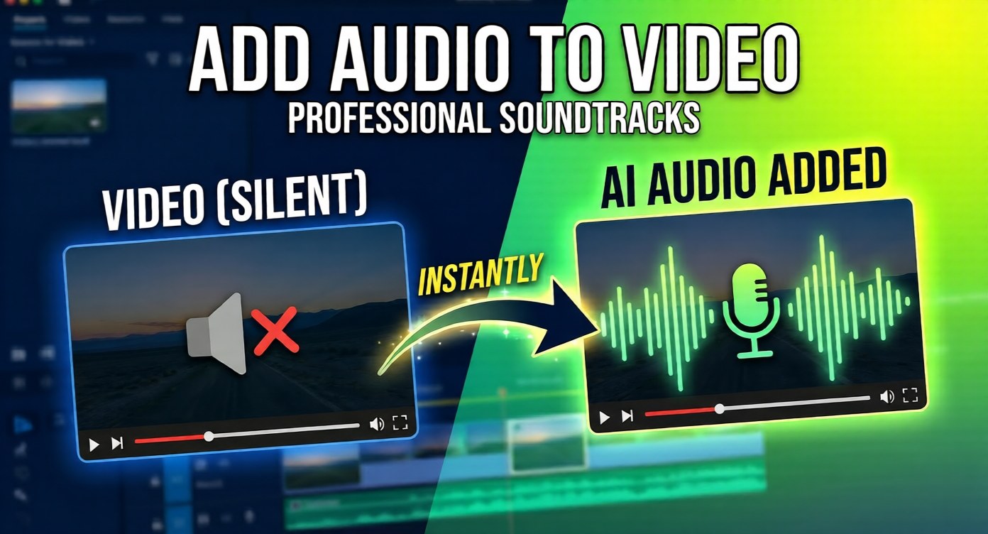 Add Audio to Silent Video preview