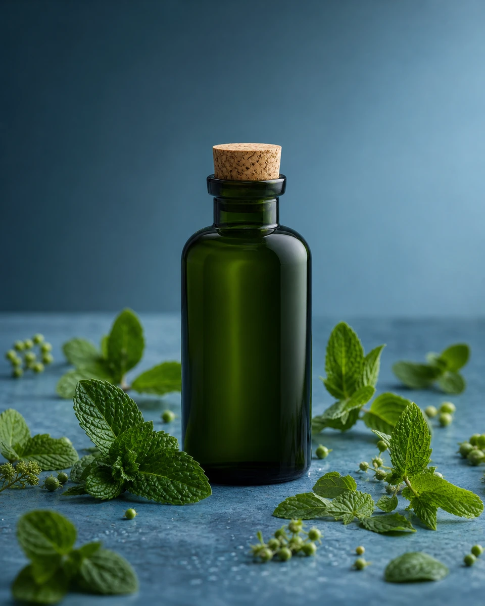 Cool botanicals product photography reference