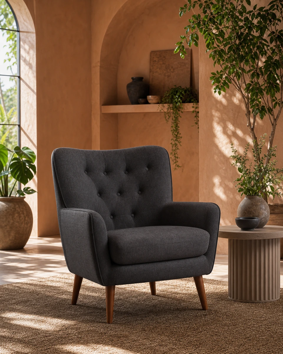 Clay interior product photography reference