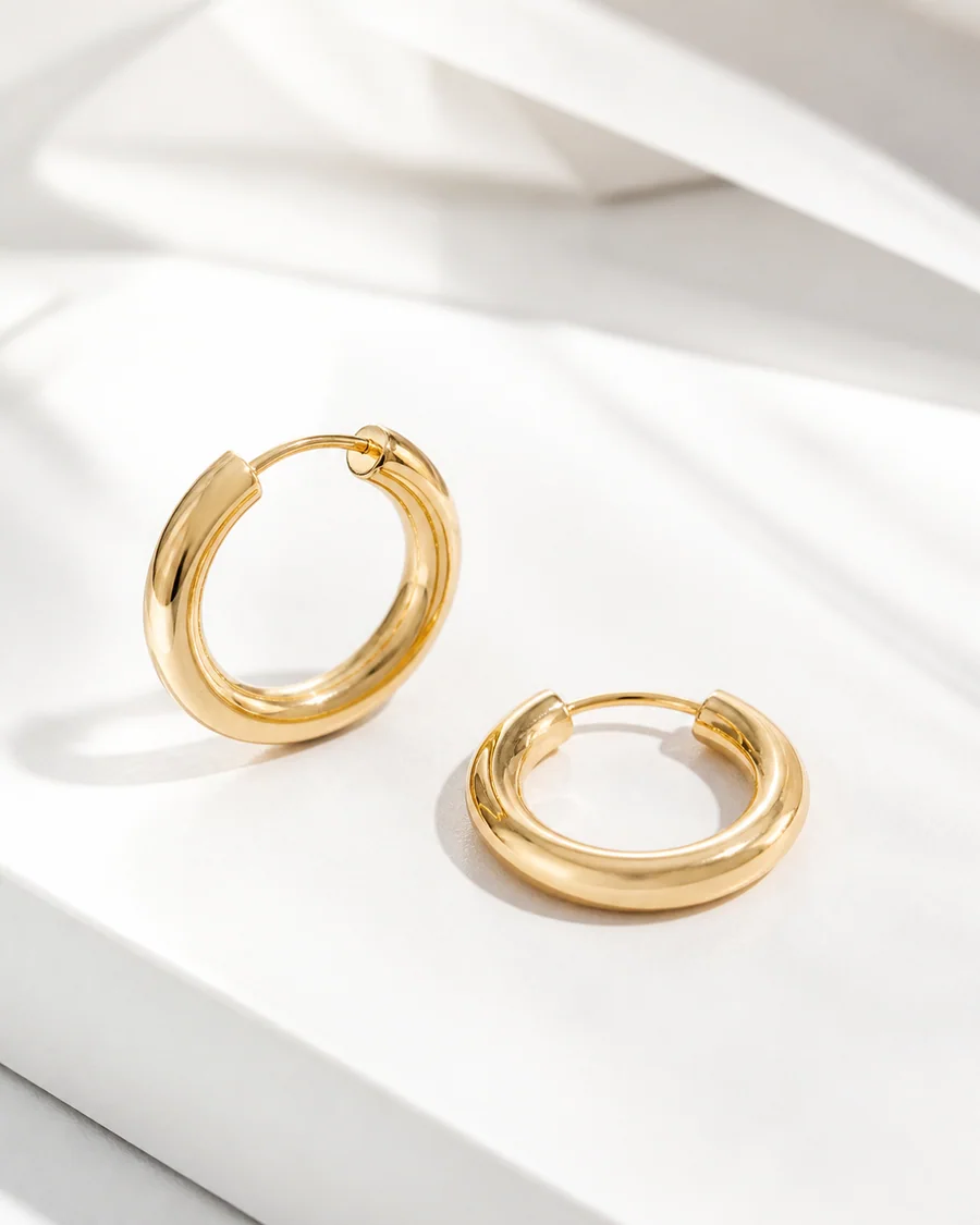 White hoops product photography reference
