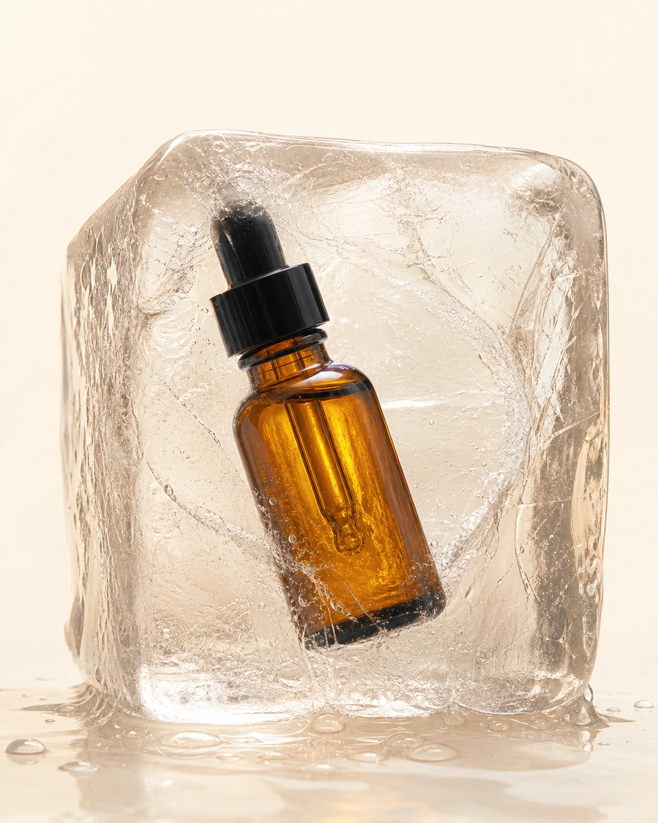 Frozen clarity product photography reference