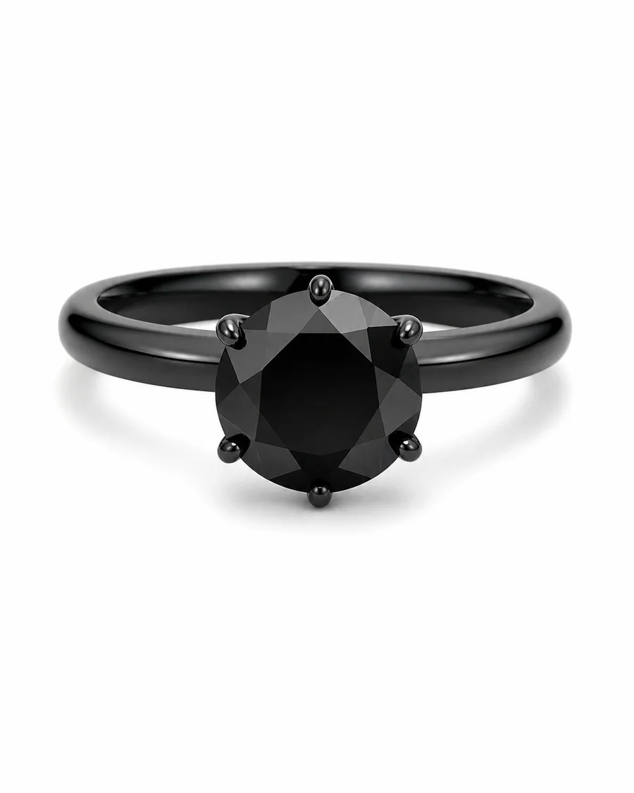 Black on white product photography reference