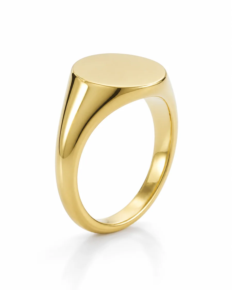 White signet product photography reference