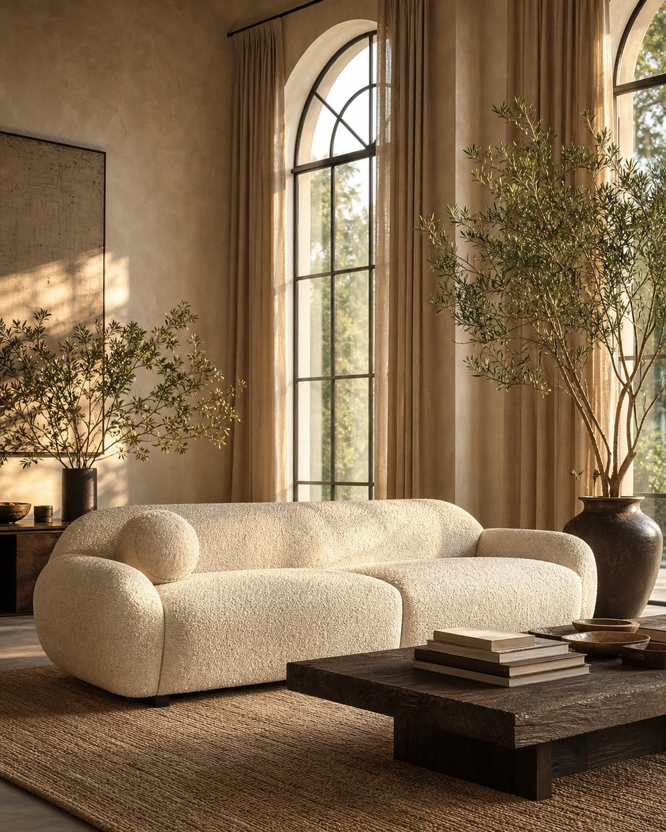 Quiet luxury room product photography reference