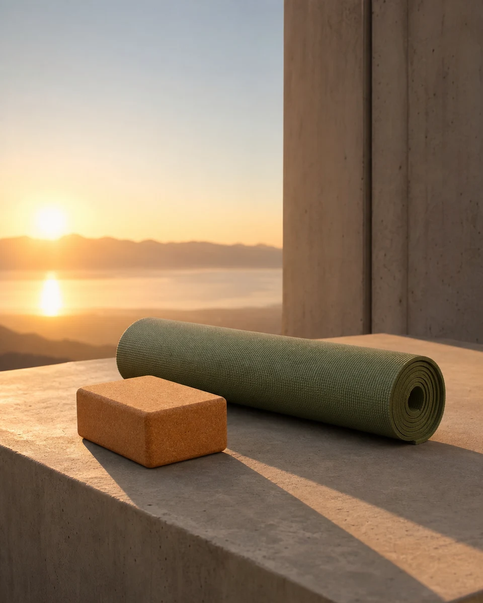 Sunrise stillness product photography reference