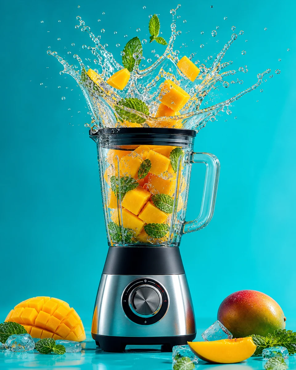 Tropical burst product photography reference