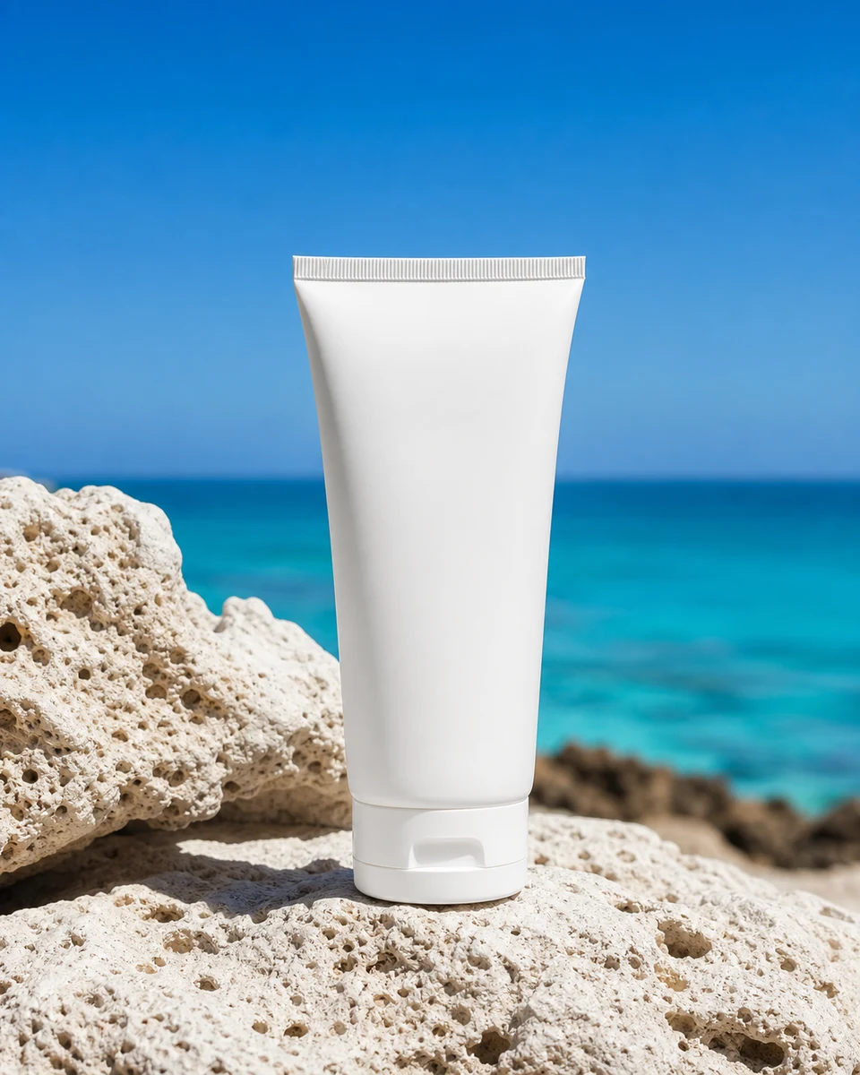 Coastal SPF product photography reference