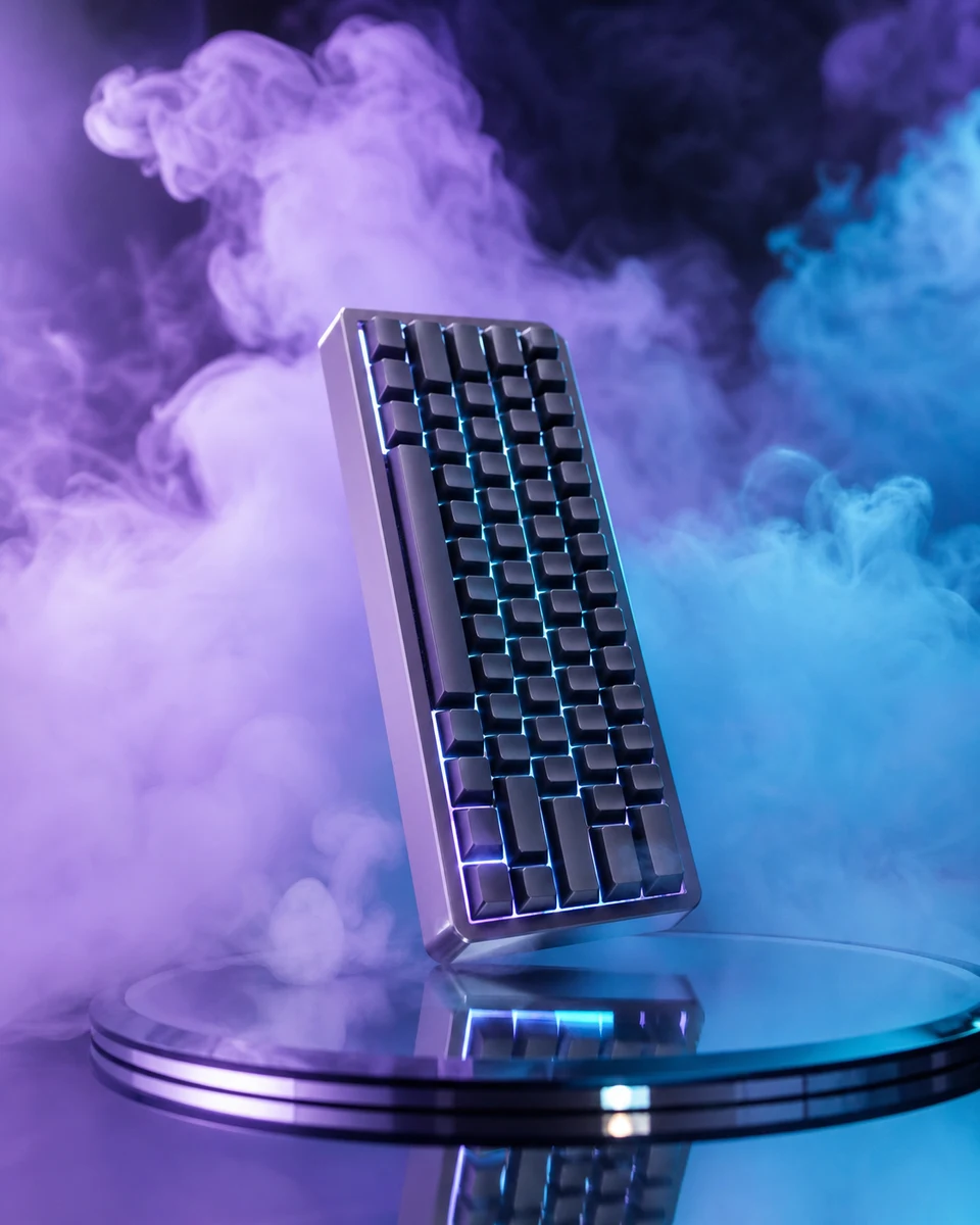 Vapor keys product photography reference