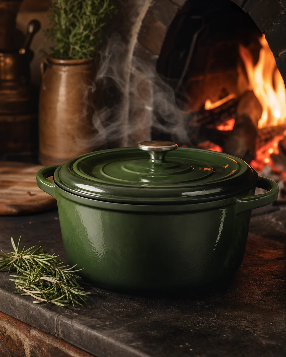 Hearth simmer product photography reference