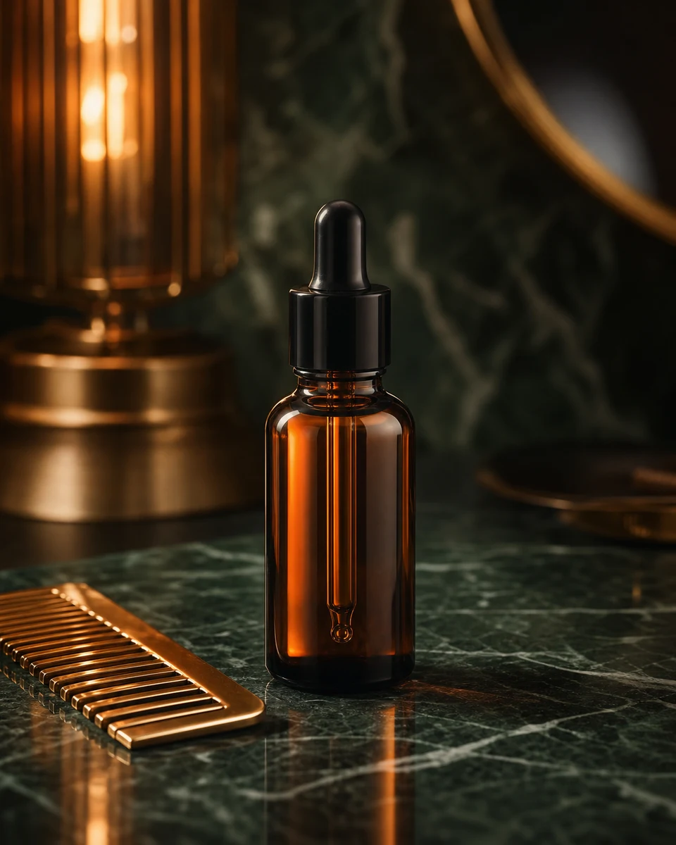 Barbershop marble product photography reference