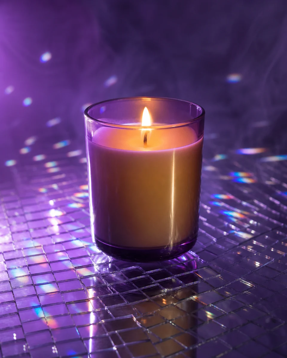 Disco glow product photography reference