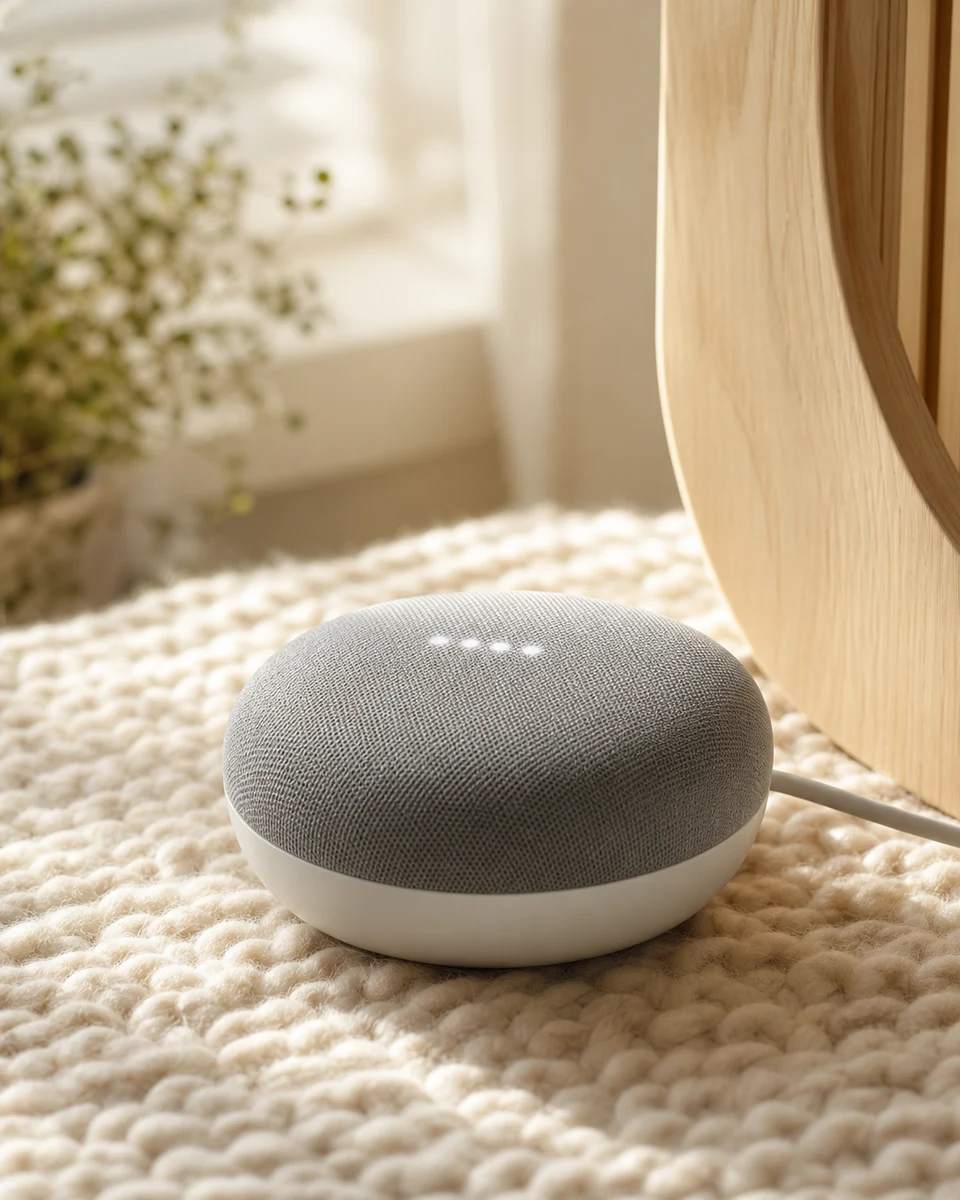 Soft smart home product photography reference