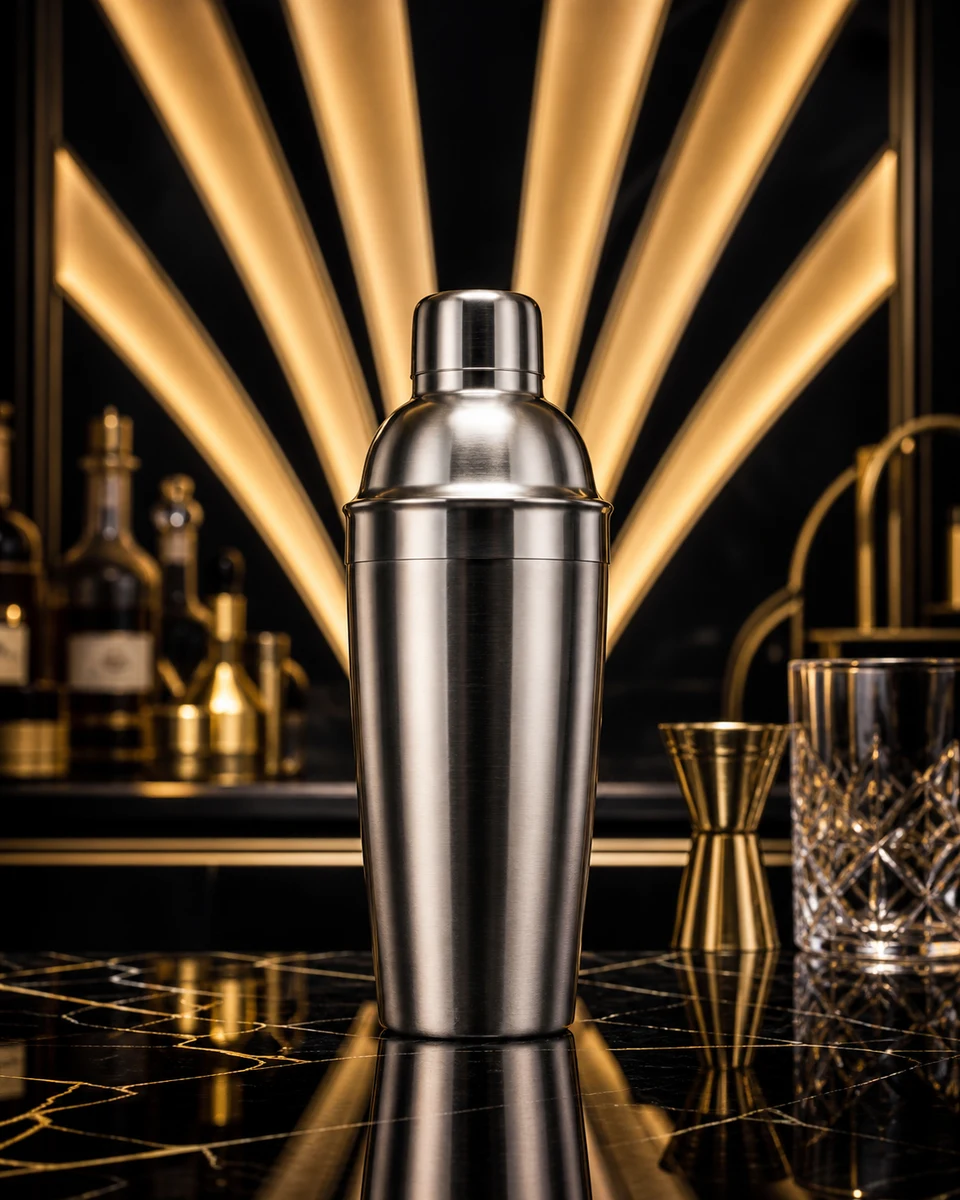 Deco midnight product photography reference