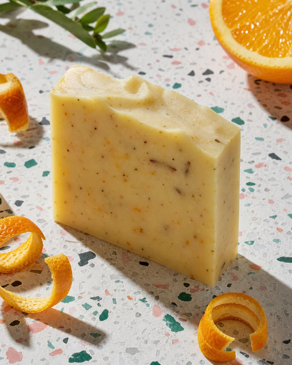 Terrazzo fresh product photography reference
